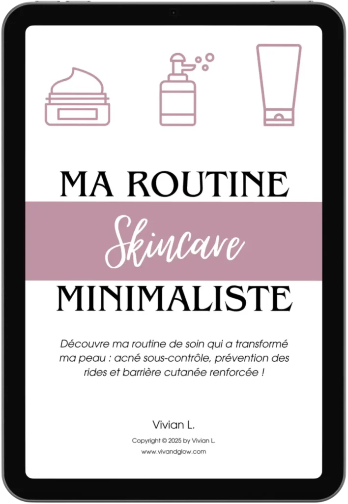 Routine Skincare Minimaliste, Acné, Belle Peau, Rétinol, Crème Hydratante, Barrièere Cutanée, Vivandglow