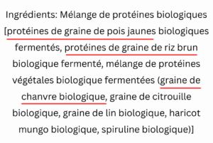 Ingrédients protéines végétales de haute qualité, masse musculaire, exercices physiques, entrainement musculaire, bien-être, vivand glow 