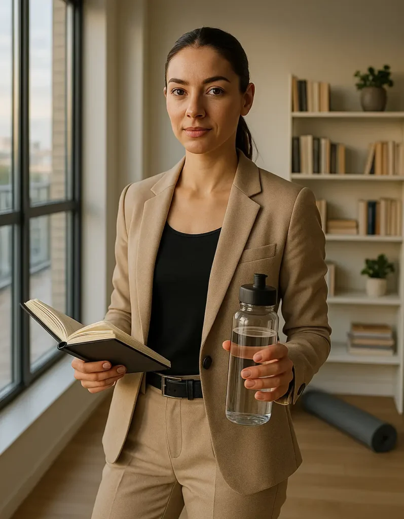 Femme disciplinée, prendre soin de son corps, bien être, estime de soi, motivation, vivandglow