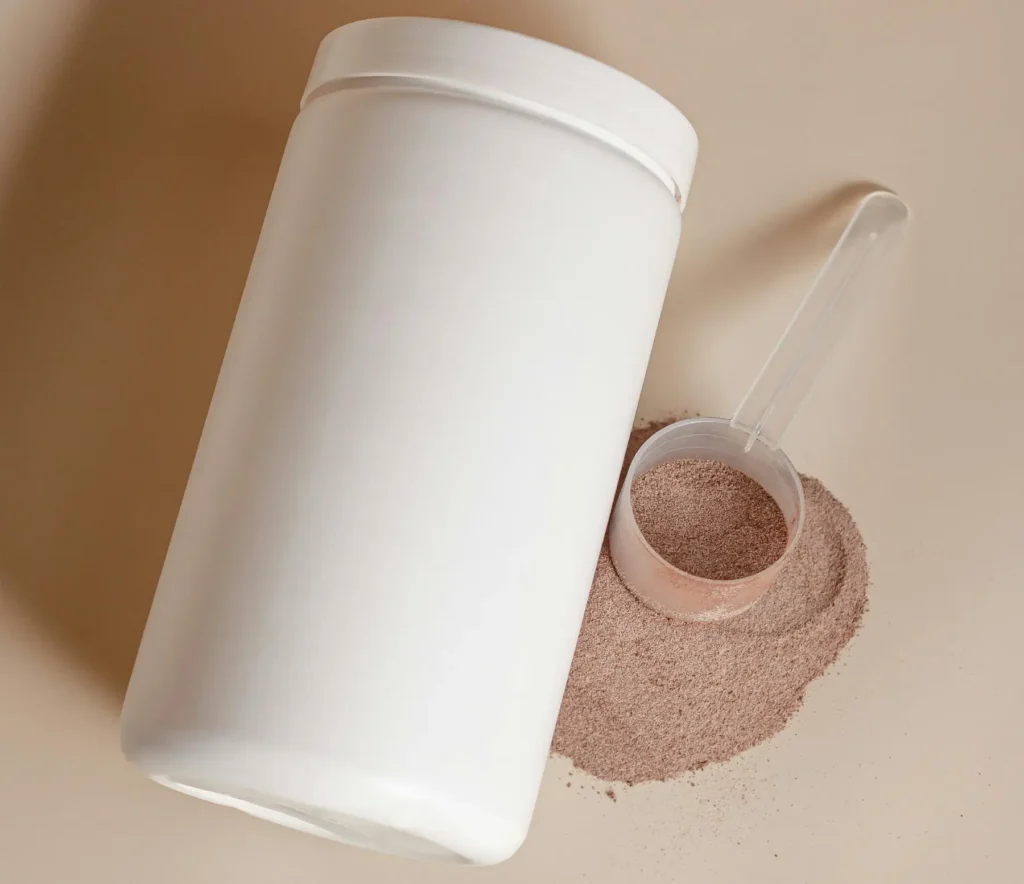Protéine en poudre, protéine végétale, masse musculaire, belle peau, acné, santé, vivandglow