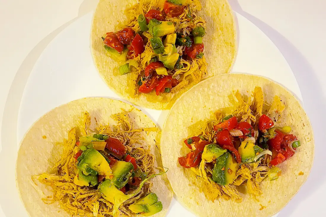 Tacos santé riche en protéines, fibres et antioxydants, vivandglow