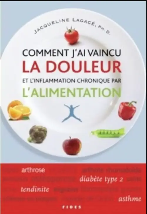 Livre Comment j'ai vaincu la douleur et l'inflammation chronique par l'alimentation